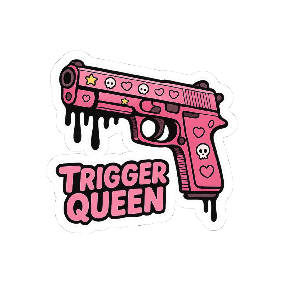 Trigger Queen Sticker
