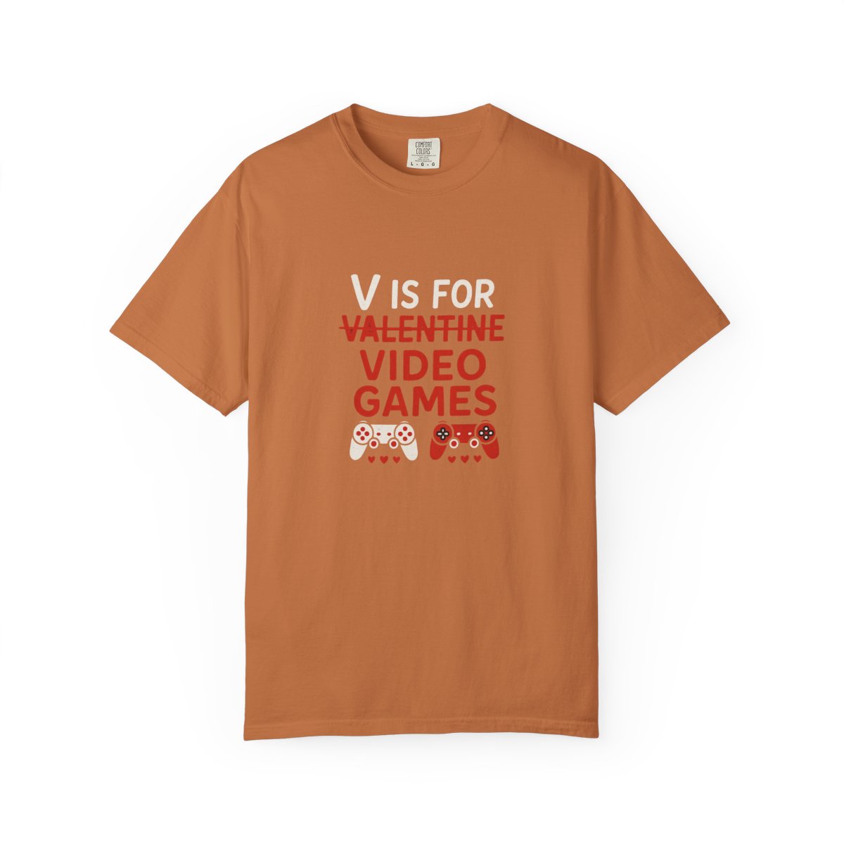 V Is For Video Games Funny Gamer T-Shirt