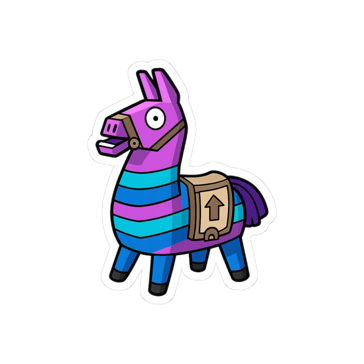 Llama Battle Royale Character Sticker