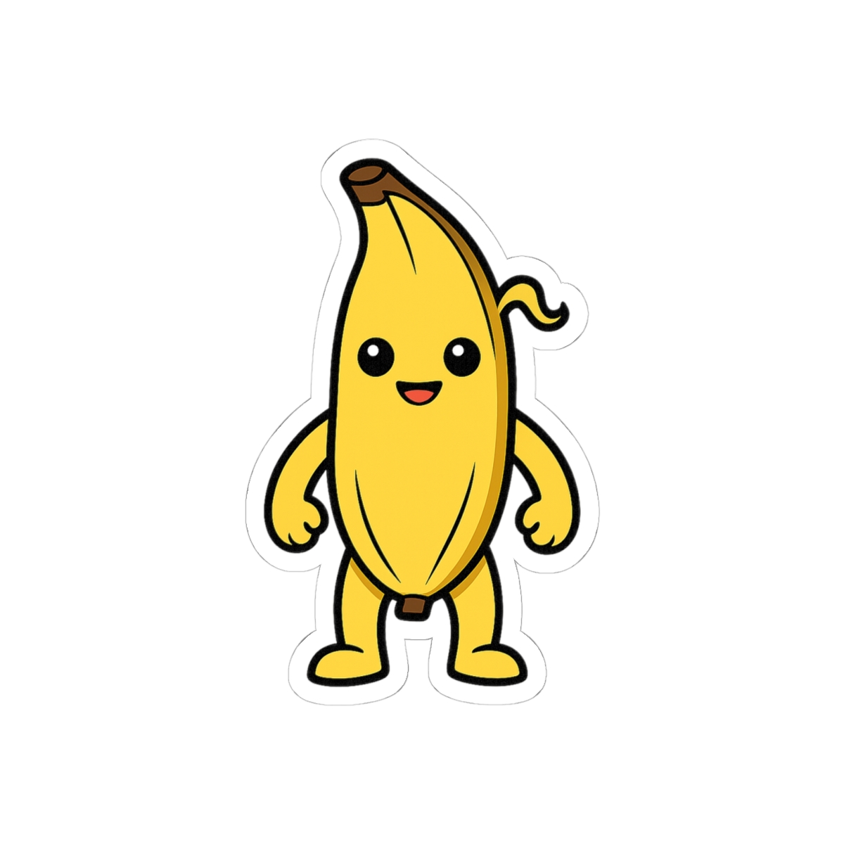 Banana Battle Royale Character Sticker | Funny Gaming Decal