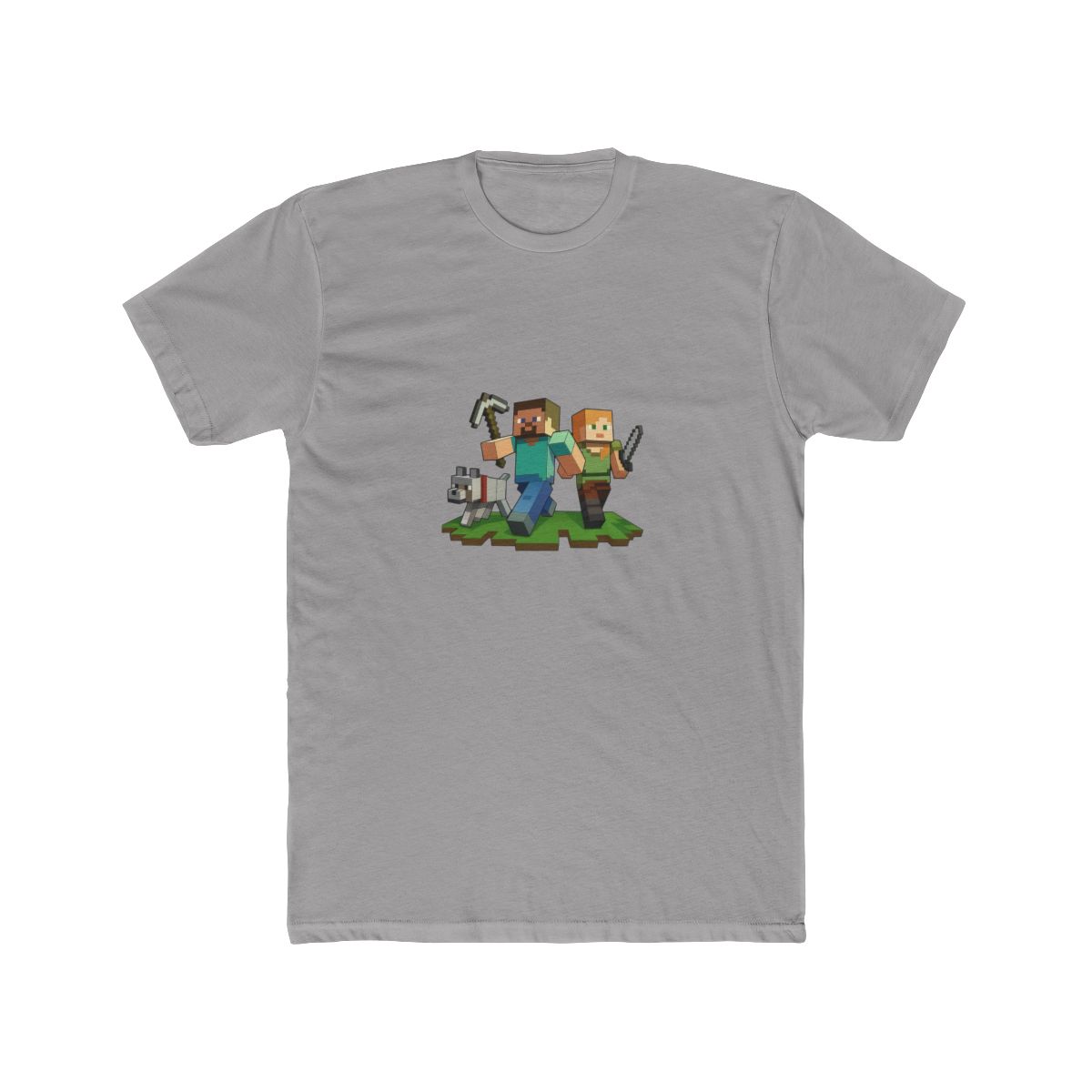 Vibrant Creeper Face Minecraft Graphic T Shirt