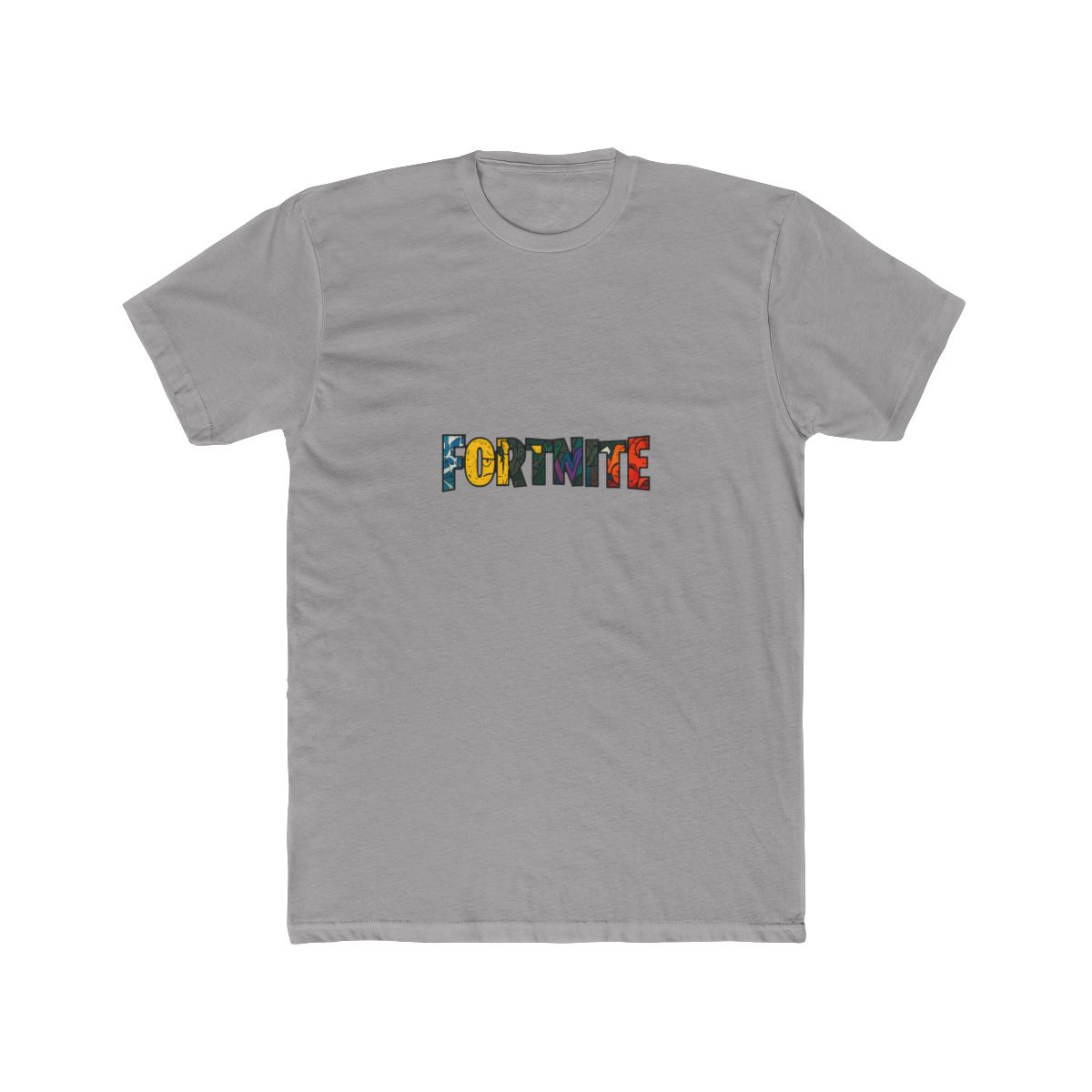Fortnite Boys Black T-Shirt - Character Filled Logo Graphic - Official - Sleeve 100%