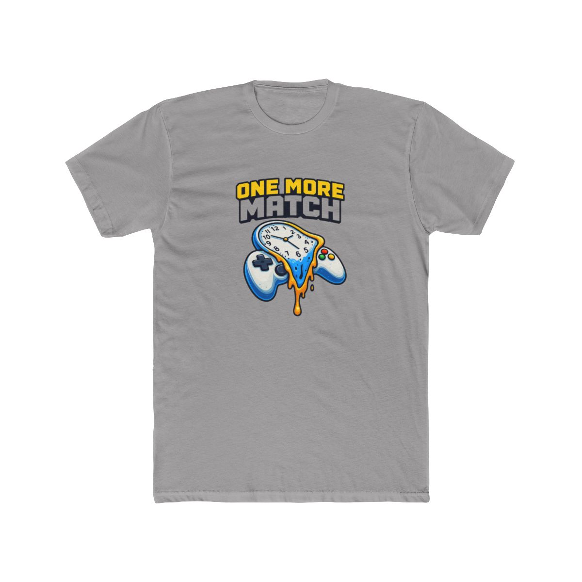 One More Match Melting Clock Gamer Gaming Late Night T-Shirt