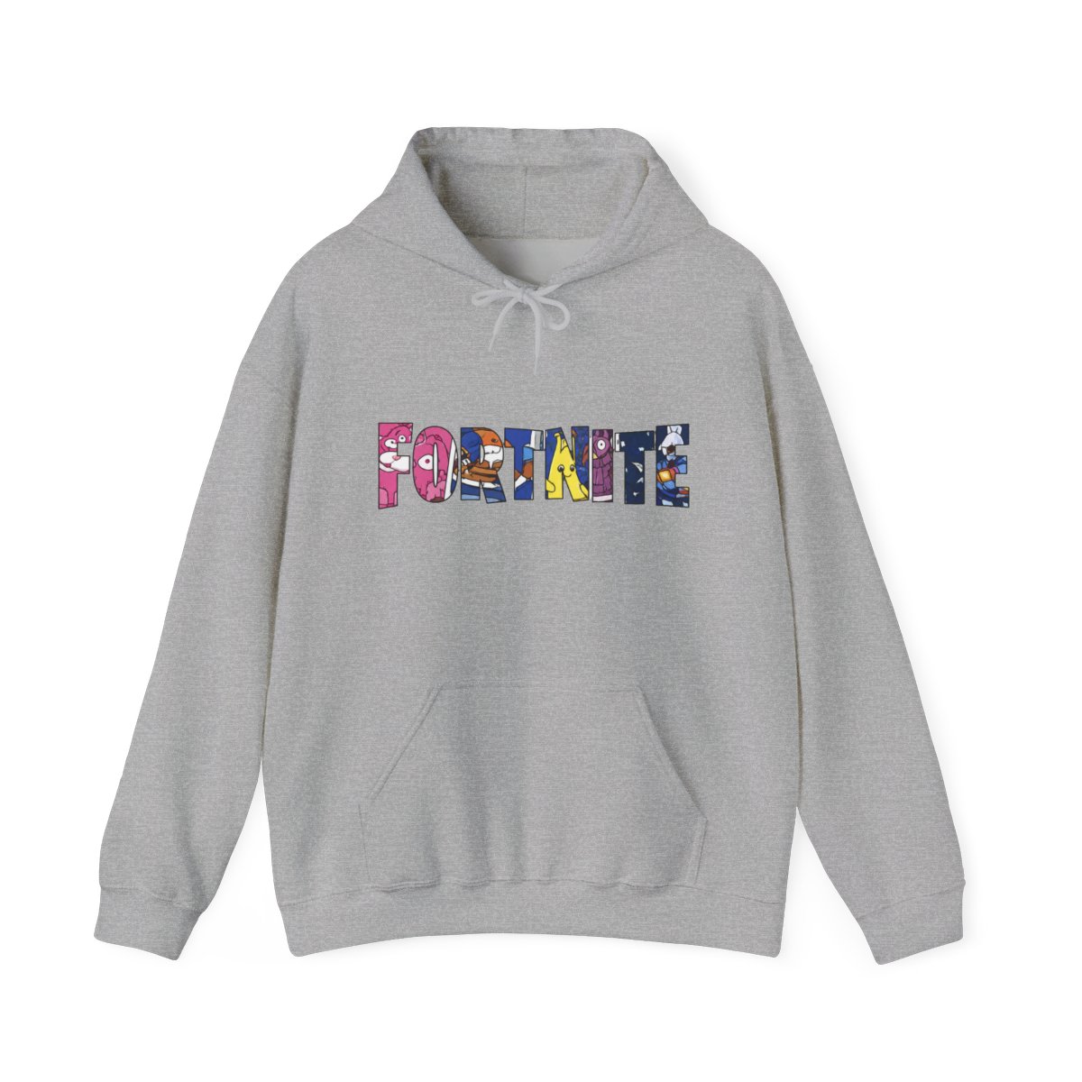 Fortnite Bold Block Letter Graphic Hoodie - Gamer Fan Gift