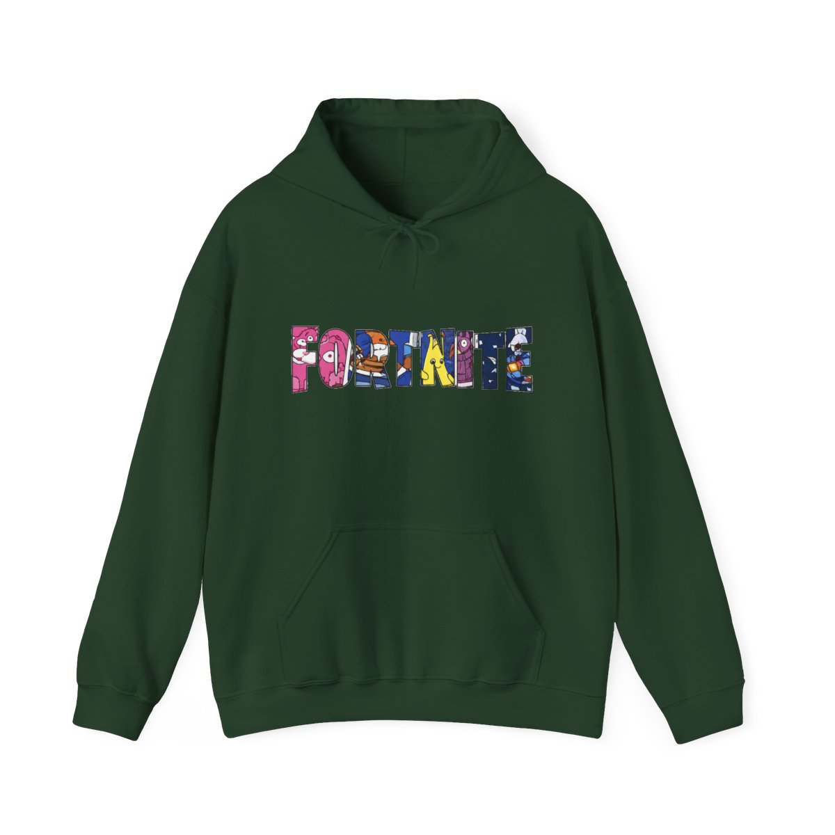 Fortnite Bold Block Letter Graphic Hoodie - Gamer Fan Gift