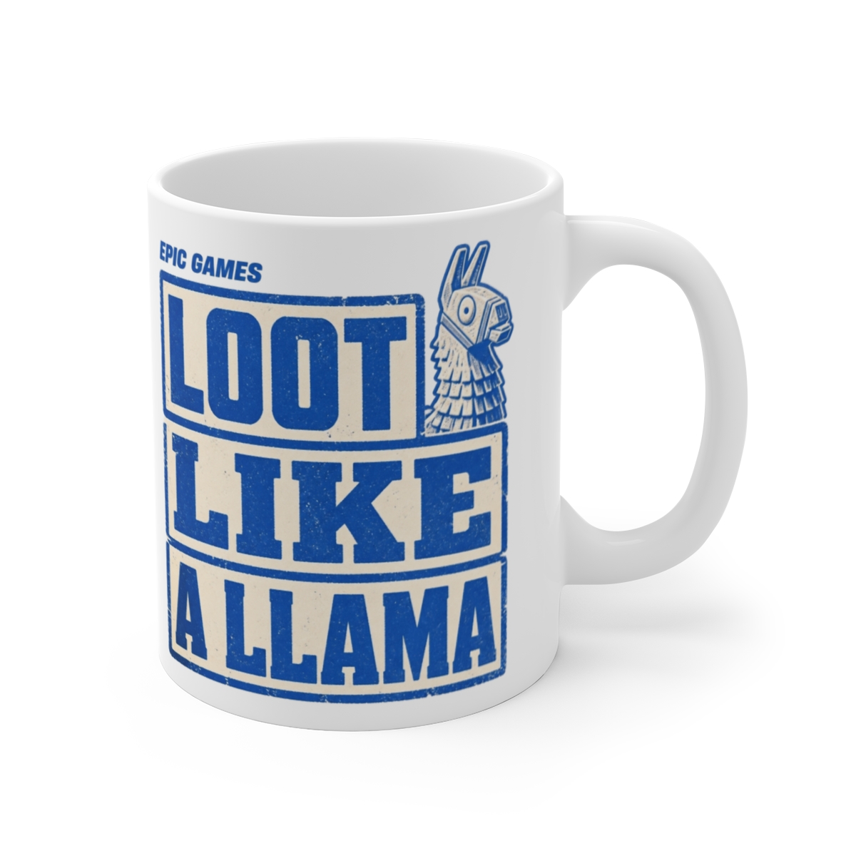 Fortnite "Loot Like A Llama" White Mug