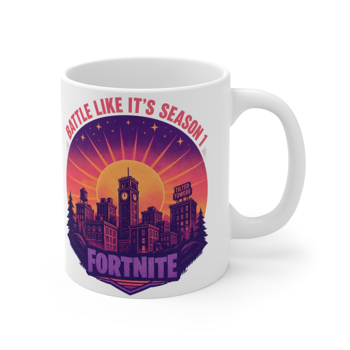Fortnite "Battle Like It" White Mug