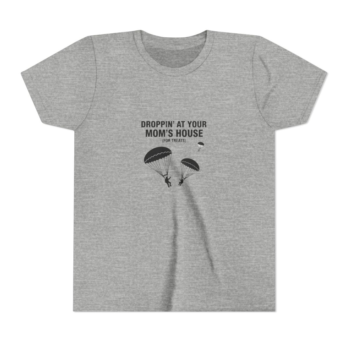 Droppin' At Your Mom's House Battle Royale Gamer Kids T Shirt